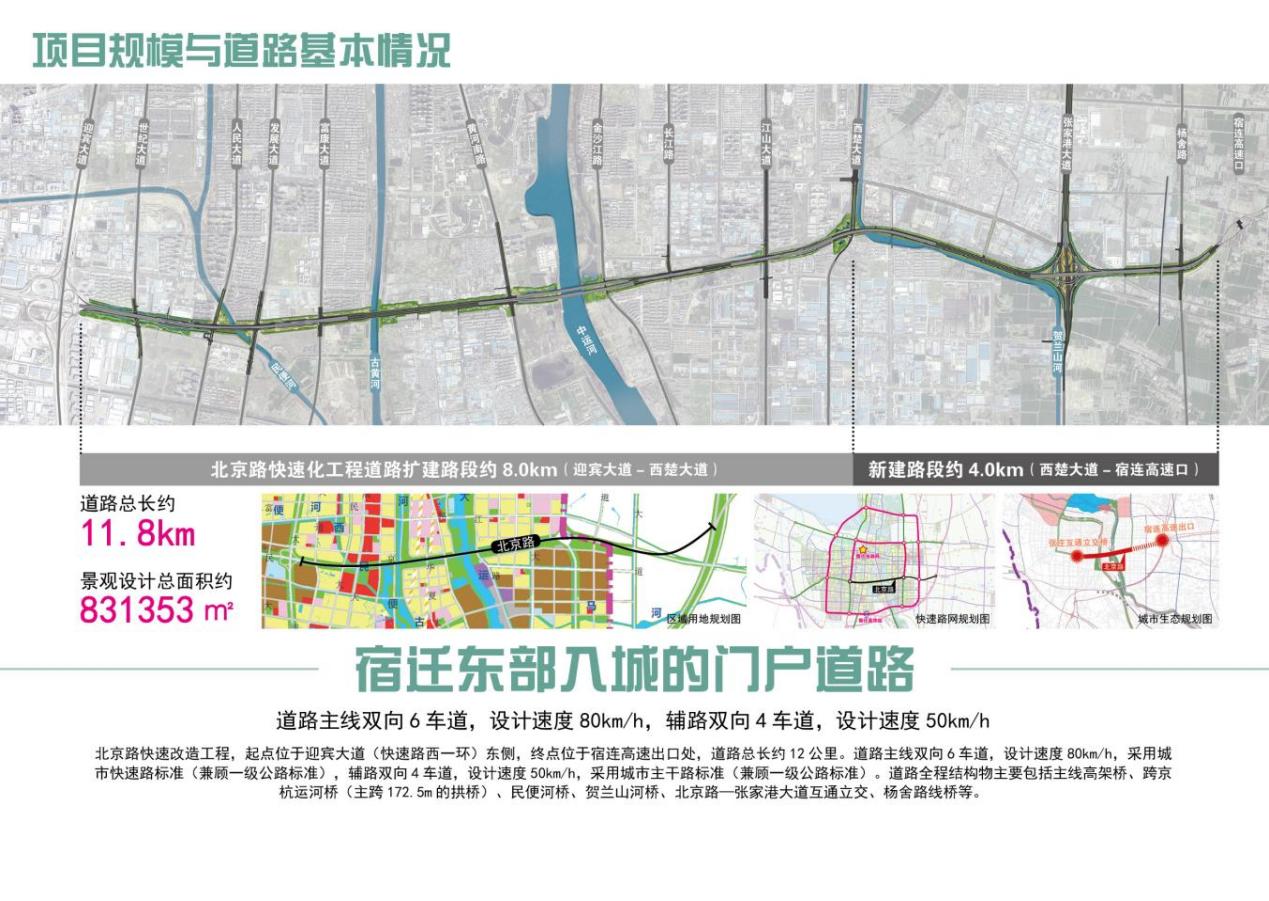 北京路快速化道路海綿設施建設與生態修復工程(圖1)